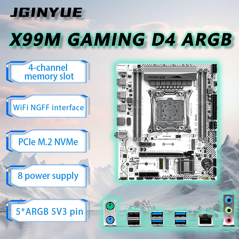 JGINYUE X99 Motherboard LGA201 - Ecc Ram Server ulasan dan harga