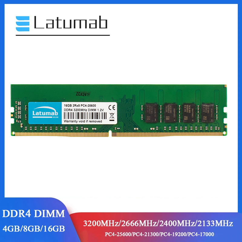 Latumab RAM DDR4 Desktop Memor - Ddr4 2400Mhz ulasan dan harga