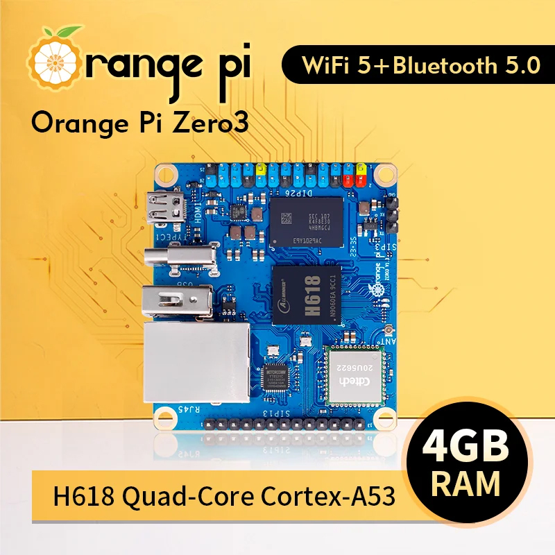 Orange Pi Zero 3 1G 1.5G 2G 4G - Ram Memory Module ulasan dan harga