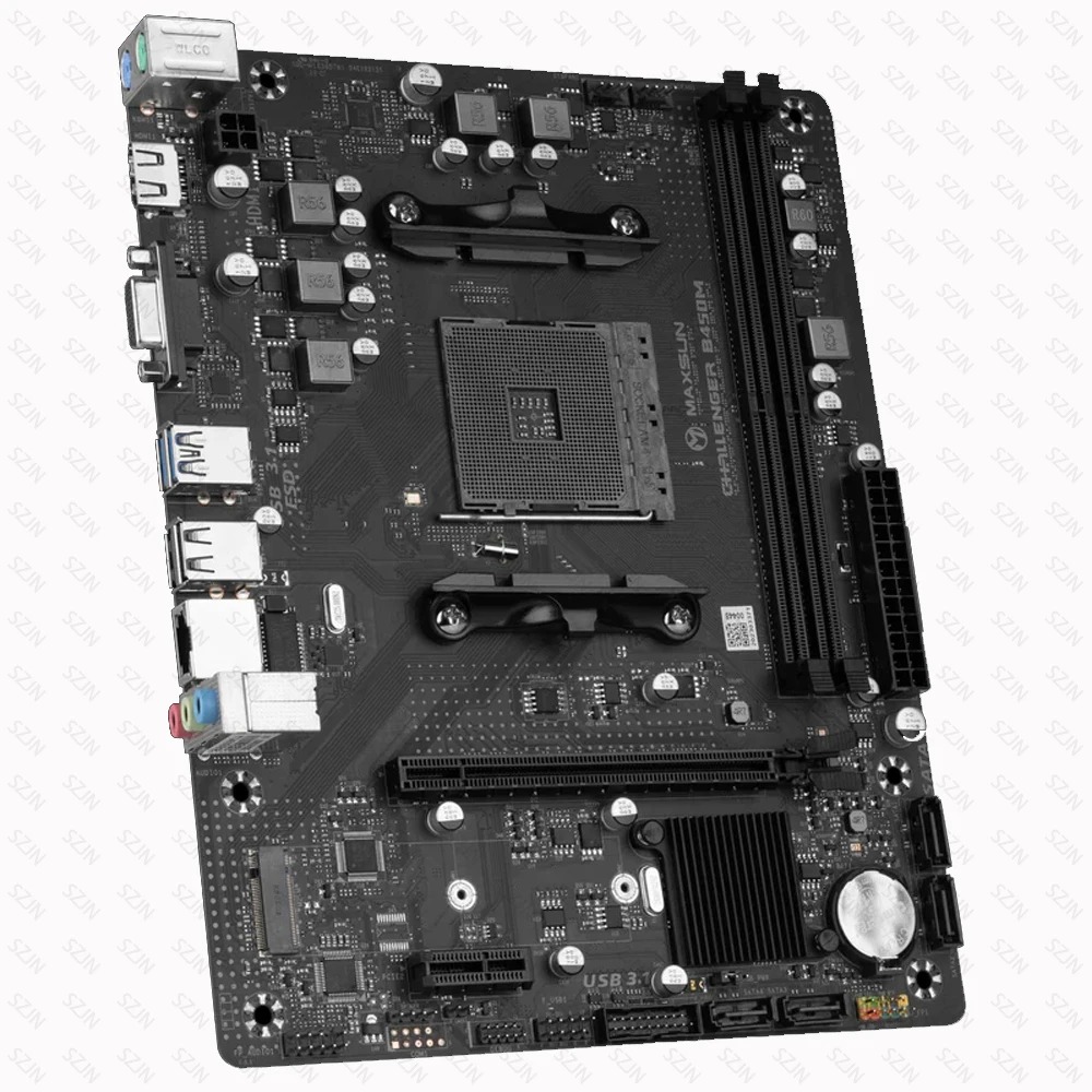 Maxsun B450 Motherboard + AMD  - Ddr4 3200Mhz ulasan dan harga